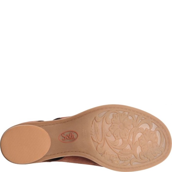 NWT SOFFT  Carleigh Lavender Grey Suede Sandals Sz 8,5 - Picture 6 of 11